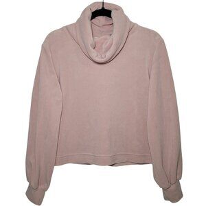 WallFlower Cowl Neck Pullover Sweater Matching Scrunchie Mauve Girls Medium Cozy